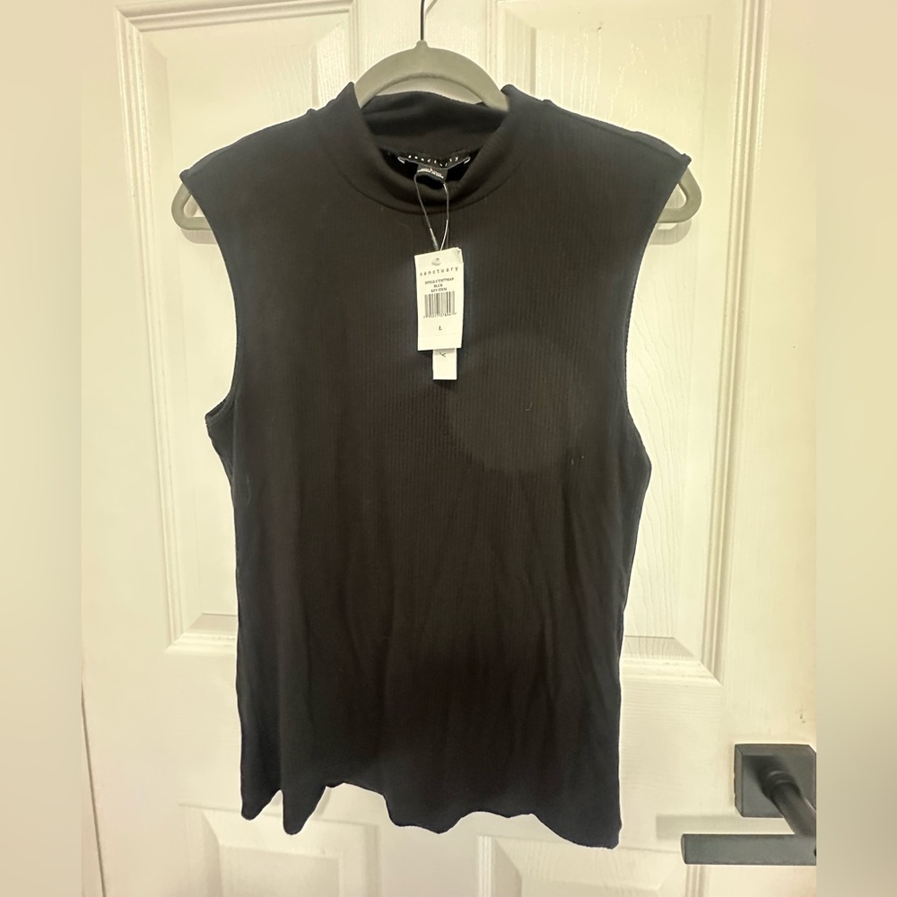 Sanctuary Black Sleeveless Top